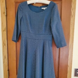 Boden Wool Kate Fit and Flare dress sz US 8R - Like New condition